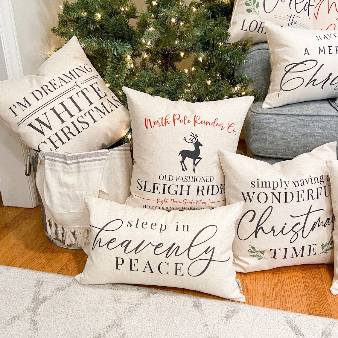 12 Days of Christmas Pillow