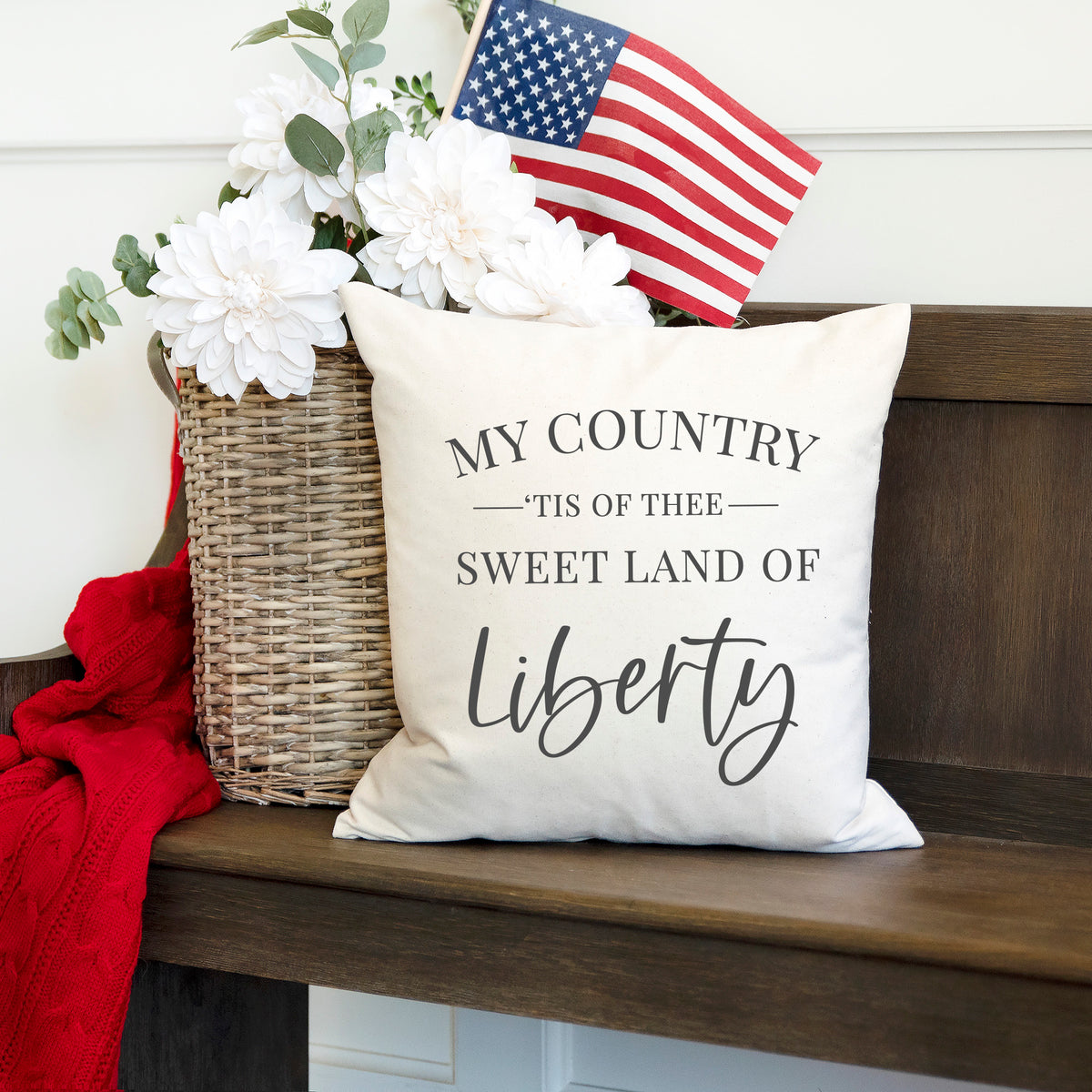 Country throw 2024 pillow covers